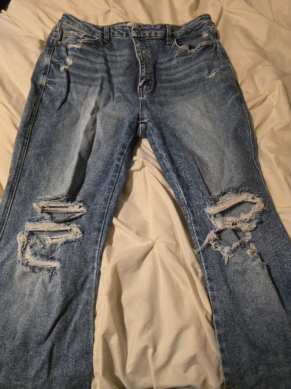 Flying Monkey Frayed Jeans - Size 34
